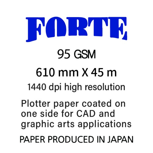 FO09524HW A1 95g 컬러 전용지 (610 X 45m)::플로터하우스
