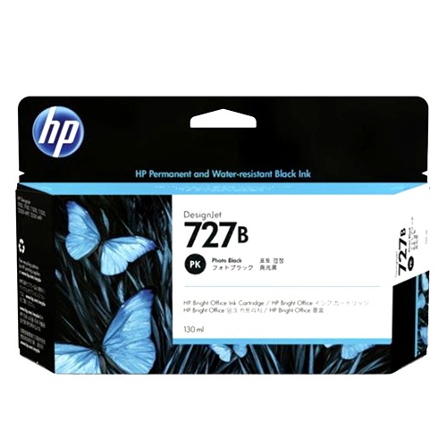 HP 727B 포토 검정 130㎖ 정품 잉크 카트리지 (3WX14A / B3P23A)