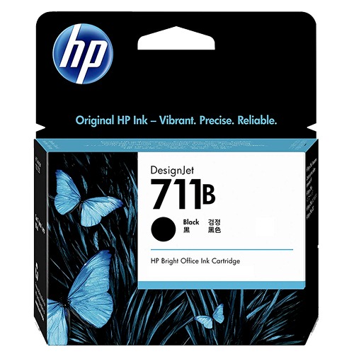 HP 711B 검정 80㎖ 정품 잉크 카트리지 (3WX01A / CZ133A)