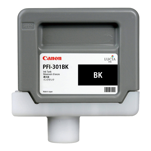 CANON PFI-301BK 검정 330㎖ 정품 잉크 탱크 (1486B)