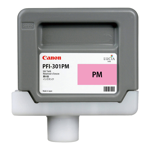 CANON PFI-301PM 연한 빨강 330㎖ 정품 잉크 탱크 (1491B)