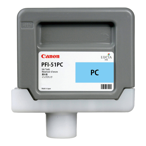 CANON PFI-51PC 연한 파랑 160㎖ 정품 잉크 탱크 (0842C)