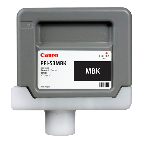 CANON PFI-53MBK 매트 검정 330㎖ 정품 잉크 탱크 (0798C)