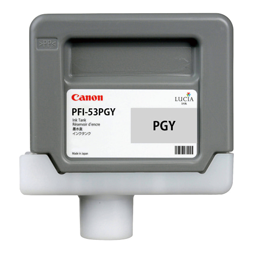 CANON PFI-53PGY 연한 회색 330㎖ 정품 잉크 탱크 (0806C)