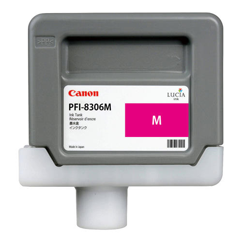 CANON PFI-8306M 빨강 330㎖ 정품 잉크 탱크 (6671B)