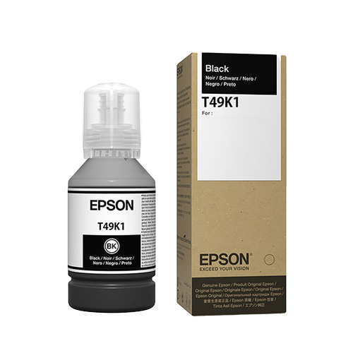 EPSON T49K1 검정 130㎖ 정품 잉크 카트리지 (C13T49K100)