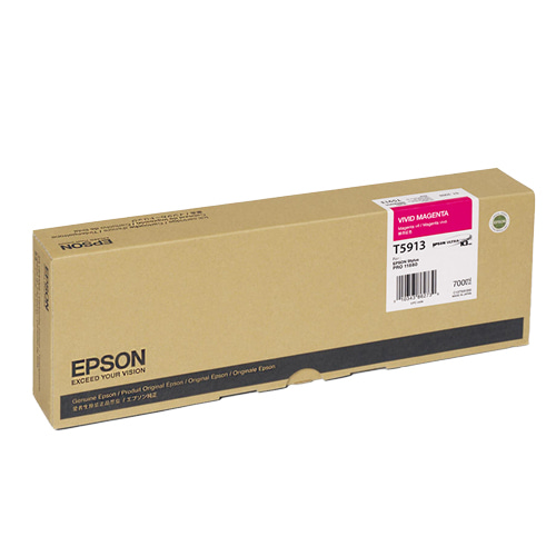 EPSON T591 비비드 빨강 700㎖ 정품 잉크 카트리지 (C13T591300)