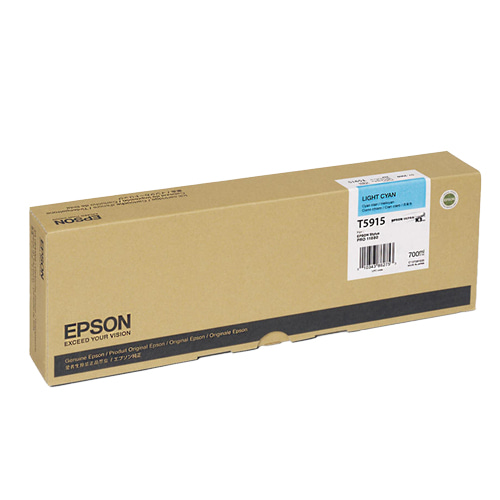EPSON T591 연한 파랑 700㎖ 정품 잉크 카트리지 (C13T591500)