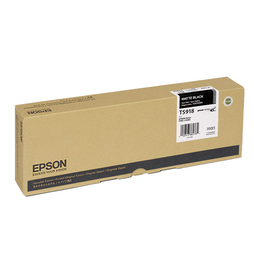 EPSON T591 매트 검정 700㎖ 정품 잉크 카트리지 (C13T591800)