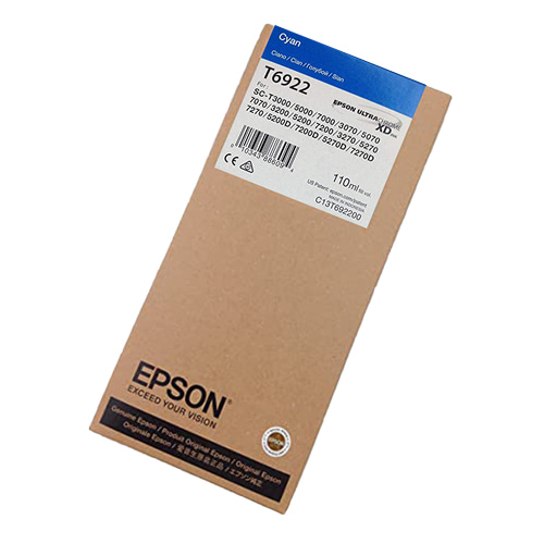 EPSON T6922 파랑 110㎖ 정품 잉크 카트리지 (C13T692200)