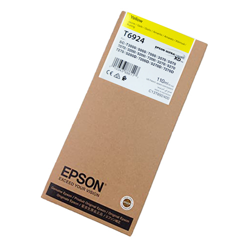 EPSON T6924 노랑 110㎖ 정품 잉크 카트리지 (C13T692400)