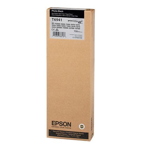 EPSON T6941 포토 검정 700㎖ 정품 잉크 카트리지 (C13T694100)