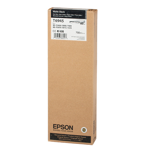 EPSON T6945 매트 검정 700㎖ 정품 잉크 카트리지 (C13T694500)