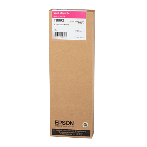 EPSON T8093 빨강 700㎖ 정품 잉크 카트리지 (C13T809300)