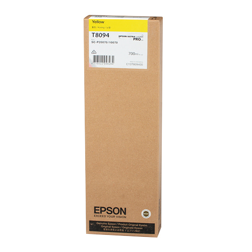 EPSON T8094 노랑 700㎖ 정품 잉크 카트리지 (C13T809400)