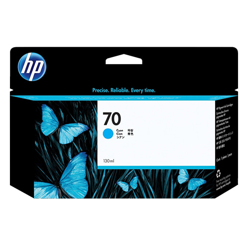 HP 70 파랑 130㎖ 정품 잉크 카트리지 (C9452A)