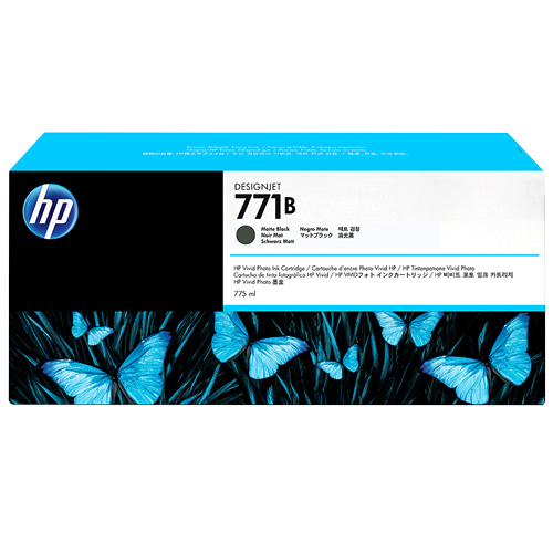 HP 771B 매트 검정 775㎖ 정품 잉크 카트리지 (B6X99A)