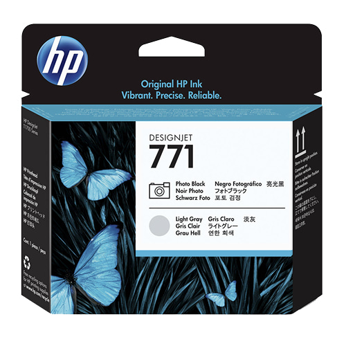 HP 771 포토 검정+연한 회색 정품 프린트 헤드 (CE020A)