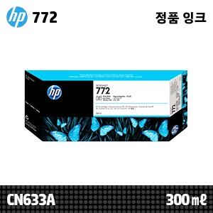 HP 772 포토 검정 300㎖ 정품 잉크 (CN633A)