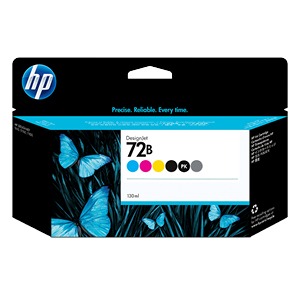 HP 72 / 72B 130㎖ 정품 잉크 시리즈(디자인젯 T770 / T790 / T1200 / T1300 / T2300 호환용)