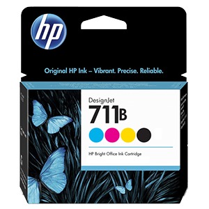 HP 711 29/80㎖ 정품 잉크 시리즈(디자인젯 T120 / T125 / T130 / T520 / T525 / T530 호환용)