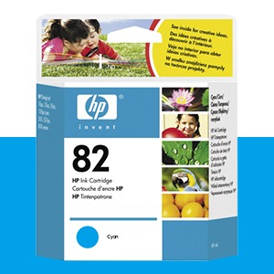 HP 82 파랑 69㎖ 정품 유효기간만료 잉크 (C4911A-WO)