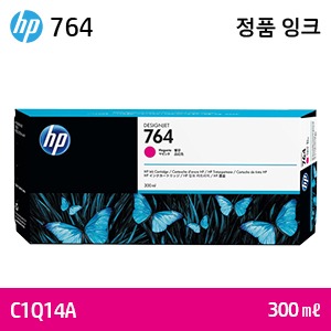 HP 764 빨강 300㎖ 정품 잉크 카트리지 (C1Q14A)