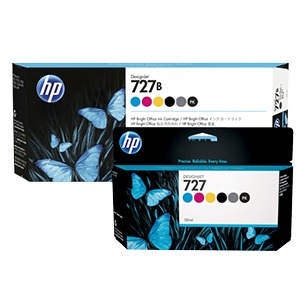 HP 727 130㎖ 정품 잉크 시리즈(디자인젯 T920 / T930 / T1500 / T1530 / T2500 / T2530 호환용)