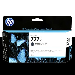 HP 727B 매트 검정 130㎖ 정품 잉크 카트리지 (3WX13A / B3P22A)
