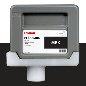 CANON PFI-53MBK 매트 검정 330㎖ 정품 잉크 탱크 (0798C)