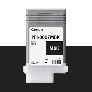CANON PFI-8007MBK 매트 검정 90㎖ 정품 잉크 탱크 (2147C)