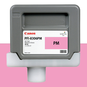 CANON PFI-8306PM 연한 빨강 330㎖ 정품 잉크 탱크 (6674B)