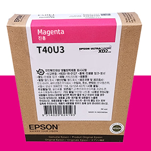 EPSON T40U3 빨강 50㎖ 정품 잉크 카트리지 (C13T40U300)