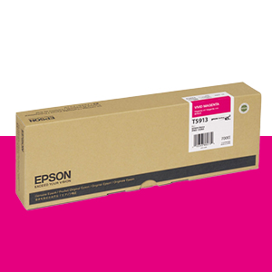 EPSON T591 비비드 빨강 700㎖ 정품 잉크 카트리지 (C13T591300)
