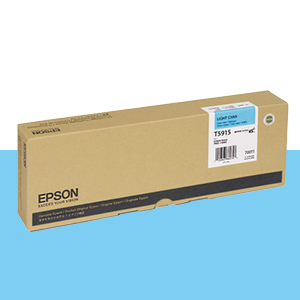 EPSON T591 연한 파랑 700㎖ 정품 잉크 카트리지 (C13T591500)