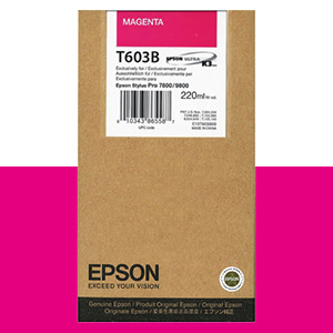 EPSON T603B 빨강 220㎖ 정품 잉크 카트리지 (C13T603B00)