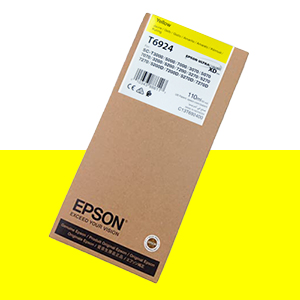 EPSON T6924 노랑 110㎖ 정품 잉크 카트리지 (C13T692400)
