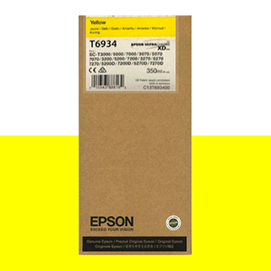 EPSON T6934 노랑 350㎖ 정품 잉크 카트리지 (C13T693400)