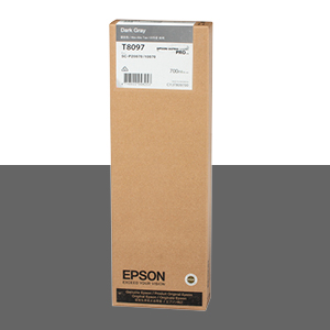 EPSON T8097 암회색 700㎖ 정품 잉크 카트리지 (C13T809700)