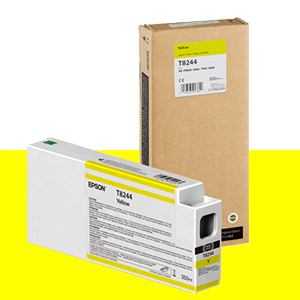 EPSON T8244 노랑 350㎖ 정품 잉크 카트리지 (C13T824400)