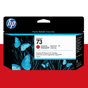 HP 73 크로마틱 레드 130㎖ 정품 잉크 카트리지 (CD951A)