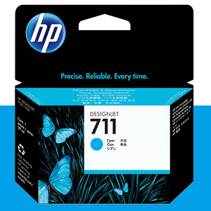 HP 711 빨강 29㎖ 정품 잉크 카트리지 (CZ131A)