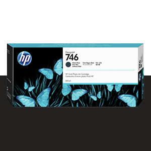 HP 746 매트 검정 300㎖ 정품 잉크 카트리지 (P2V83A)