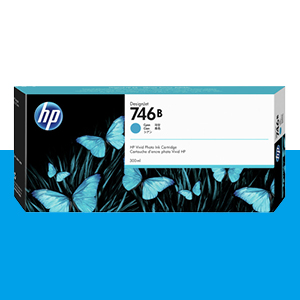 HP 746B 파랑 300㎖ 정품 잉크 카트리지 (3WX36A / P2V80A)