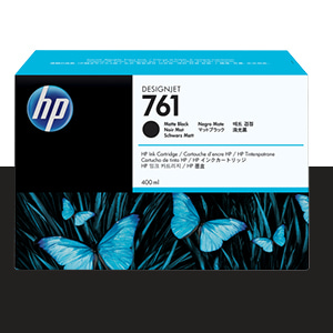 HP 761 매트 검정 400㎖ 정품 잉크 카트리지 (CM991A)