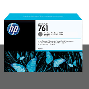 HP 761 암회색 400㎖ 정품 잉크 카트리지 (CM996A)