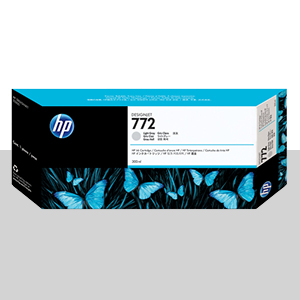 HP 772 연한 회색 300㎖ 정품 잉크 카트리지 (CN634A)