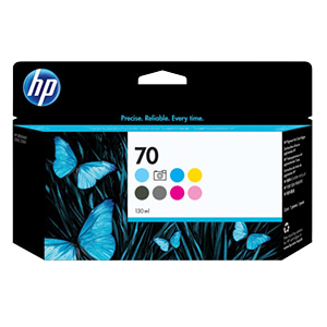 HP 70 정품 잉크 시리즈(디자인젯 Z2100 / Z3100 / Z3200 / Z5200)