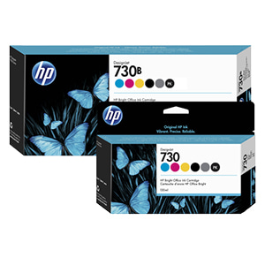 HP 730 정품 잉크 시리즈(디자인젯 T1600 / T1700)