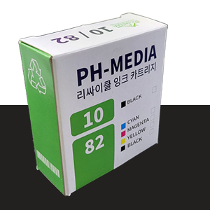 PH 82 검정 69㎖ 재생 잉크 카트리지 (CH565A-R)